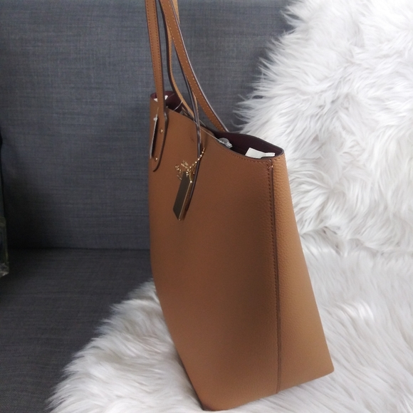 NWT COACH LTN TOWN TOTE HANDBAG SHOULDER BAG - Picture 4 of 10